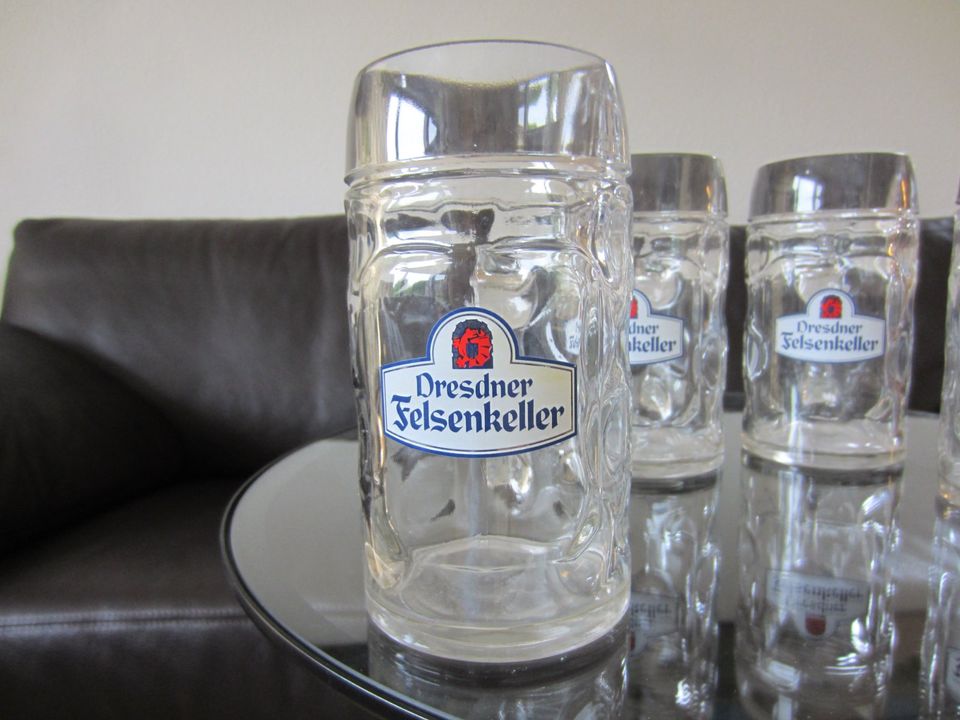 4 Biergläser Dresdner Felsenkeller in Albachten