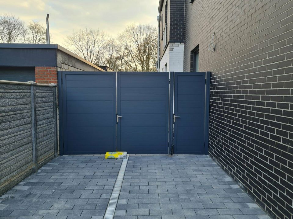 Sichtschutzzaun Aluminiumzaun 100% Gartenzaun Trennwand Alu zaun in Grevenbroich