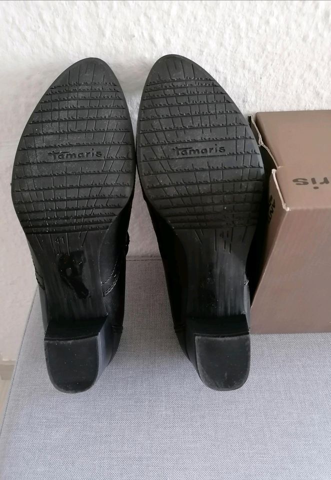 Wie NEU! Sehr schöne TAMARIS Damen Schuhe ❤️ Schwarz, Größe 41 in Konstanz