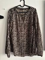 Schwarz braune Street one Bluse mit Muster Hippie Boho Hessen - Darmstadt Vorschau