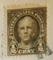 A half Cents Stamp from USA, Nathan Hale Nordrhein-Westfalen - Lippstadt Vorschau