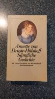 Anette von Droste-Hülshoff / Sämtliche Gedichte / Taschenbuch Baden-Württemberg - Karlsruhe Vorschau