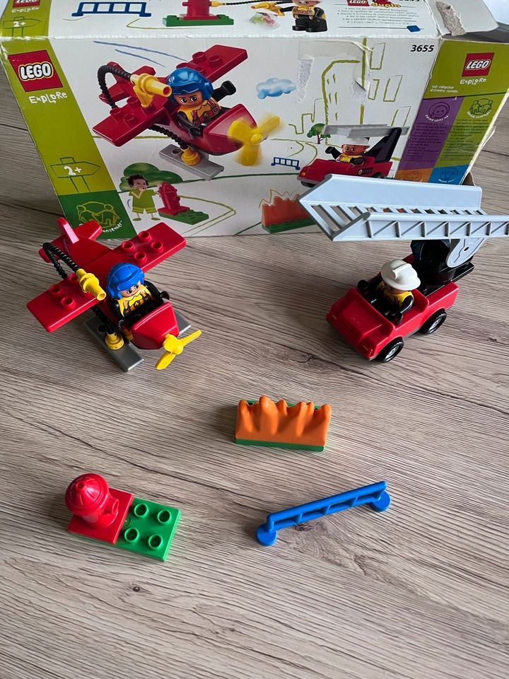 Lego Duplo Set Feuerwehr, Flugzeug, Feuer in Sendenhorst