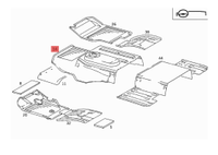 GESUCHT! Mercedes NG'73, Belag Motortunnel, NOS, A381 684 00 60 Nordrhein-Westfalen - Wegberg Vorschau