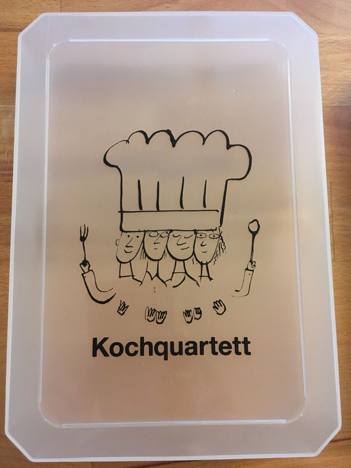 Rezeptkarten/Kochbuch: Das Kochquartett, Süddeutsche Zeitung in München