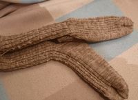 Stricksocken 44-45 handgestrickt Socken handgefärbte Wolle Nordrhein-Westfalen - Schloß Holte-Stukenbrock Vorschau