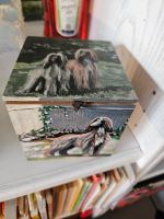 Bemaltes Holzkästchen mit Windhunden von Dagmar Unnewehr Nordrhein-Westfalen - Rheda-Wiedenbrück Vorschau