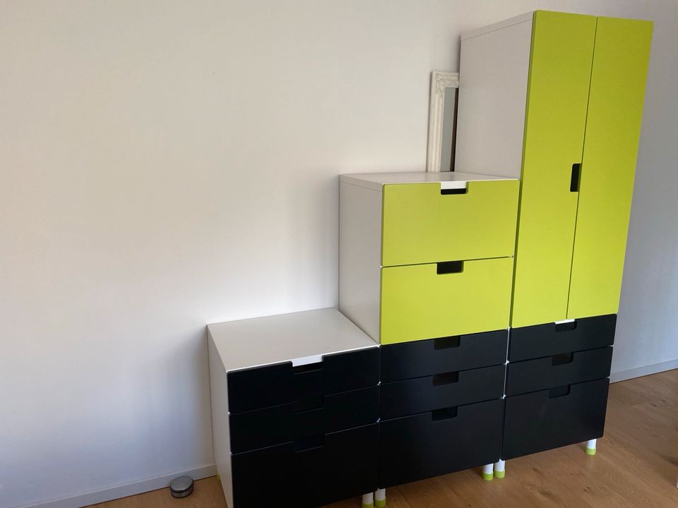 Ikea Stuva Kinder Kleiderschränke weiß/ grün/ schwarz in Gifhorn