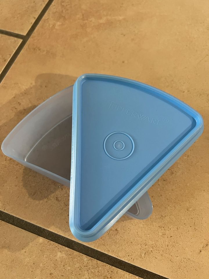 Tupperware Käsedose Käsedreieck blau in Werl