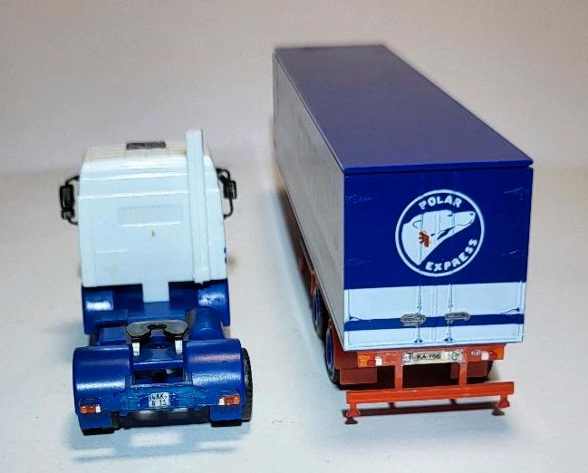 Herpa Volvo F12 Globetrotter Kühlkoffer Sattezug Polar-Express H0 in Raisdorf