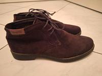 BUGATTI Herrenhalbschuhe aus braunem Wildleder, Größe 43 Frankfurt am Main - Nordend Vorschau