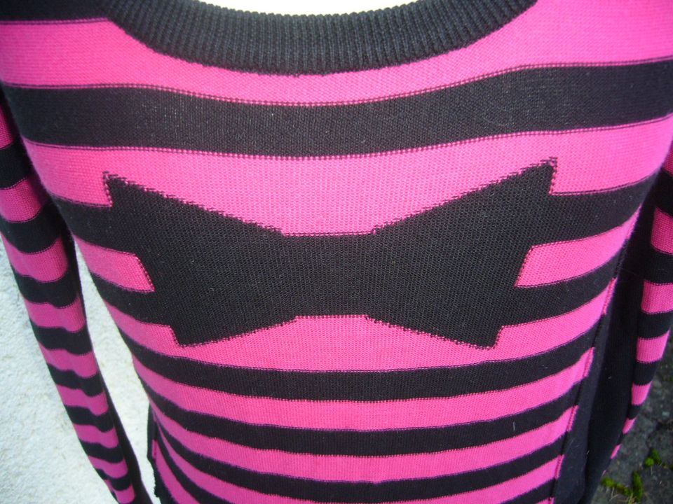 Sonia Rykiel, H&M, Pullover, pink/schwarz, Baumwolle, Gr. S, NEU in Eitorf