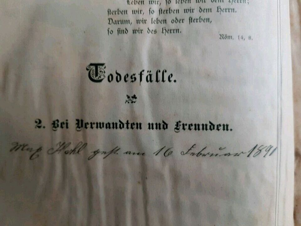 Bibel Evangelisches Predigtbuch ca. 1885 - 1890 in Frohburg