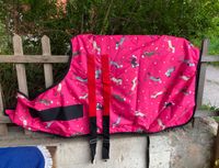 Fohlendecke Regendecke Pink innen mit Fleece für Fohlen 105 Bayern - Fürth Vorschau