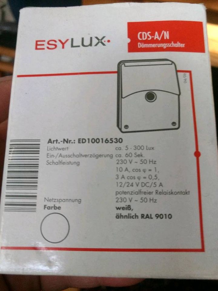 Dämmerungsschalter  ESY LUX.  cds-a/n in Hemmingen