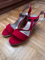 Keilabsatzsandalen rot Rheinland-Pfalz - Windesheim Vorschau