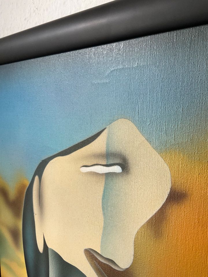 Gemälde C. Ryan, wie Salvador Dali, Surrealismus Spray-Paint in Berlin