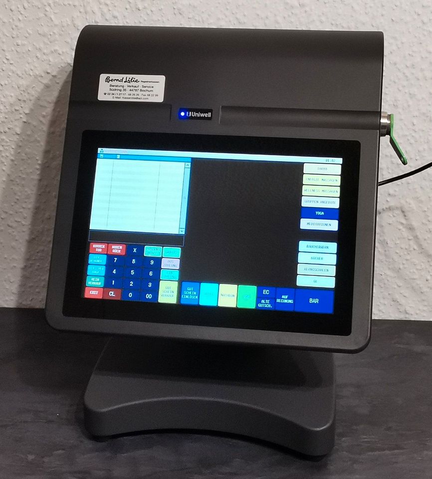 Uniwell HX-2500 Kassensystem Gastronomie Touch-Display in Herne