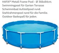 Metall Frame Pool 366*84cm inkl.Sandfilteranlage Nordrhein-Westfalen - Bönen Vorschau