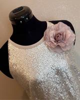 Comma Kleid /Abendkleid •~• Größe 40/L Pailletten •~• Silber •~• Bayern - Geldersheim Vorschau