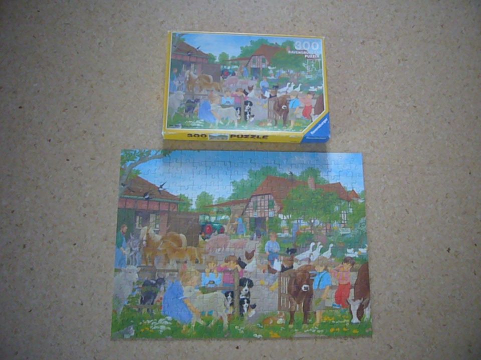 Ravensburger (R) Puzzle - 300 Teile - Tiere auf dem Bauernhof in Walderbach