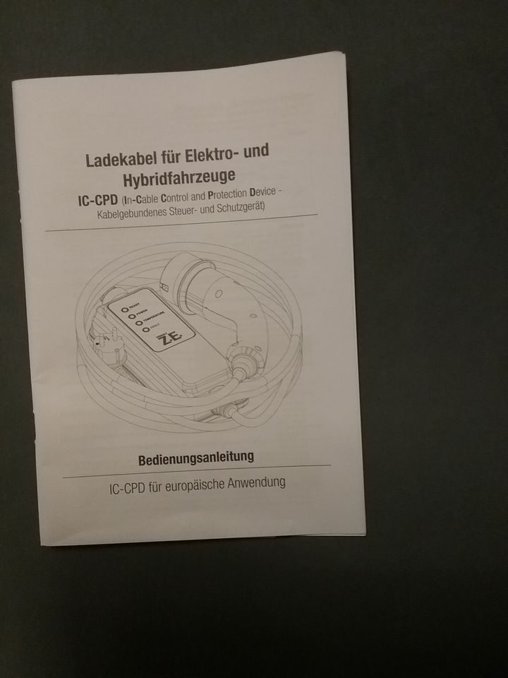 E-Auto Netzkabel für Hausstrom 230V in Rösrath