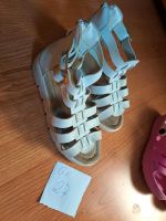 Riemchen Sandalen weiß Gr.27 Leder glamouröse Sommer NP.38 € Düsseldorf - Eller Vorschau