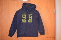 blaue Jungs Sweatjacke Strickjacke Jacke Größe 104 Soccer Sachsen - Reinsdorf Vorschau