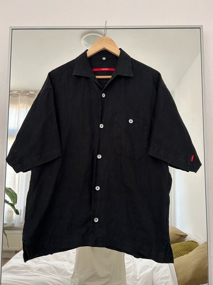Vintage Linen Shirt Leinenhemd Oversize Boxy Fit in Emstek