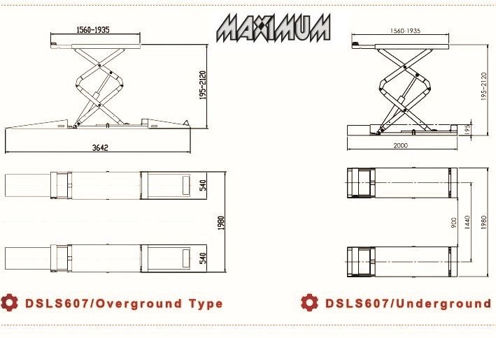 Scherenbühne 3,2T 380V 212cm Höhe elektr.Entriegelung, Automatik, Ein-Auffahrrampen ! Testsieger !! SONDERPREIS nur bis 30-03-2024 ! in Hann. Münden