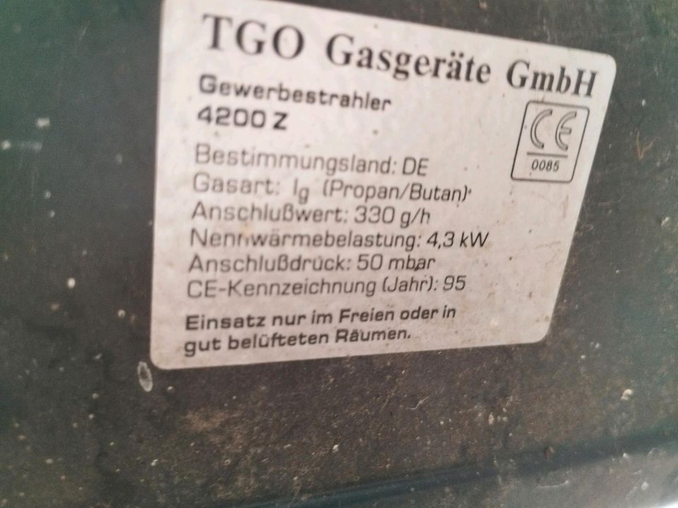 Heizstrahler für Gasflasche 4,2kW in Ispringen