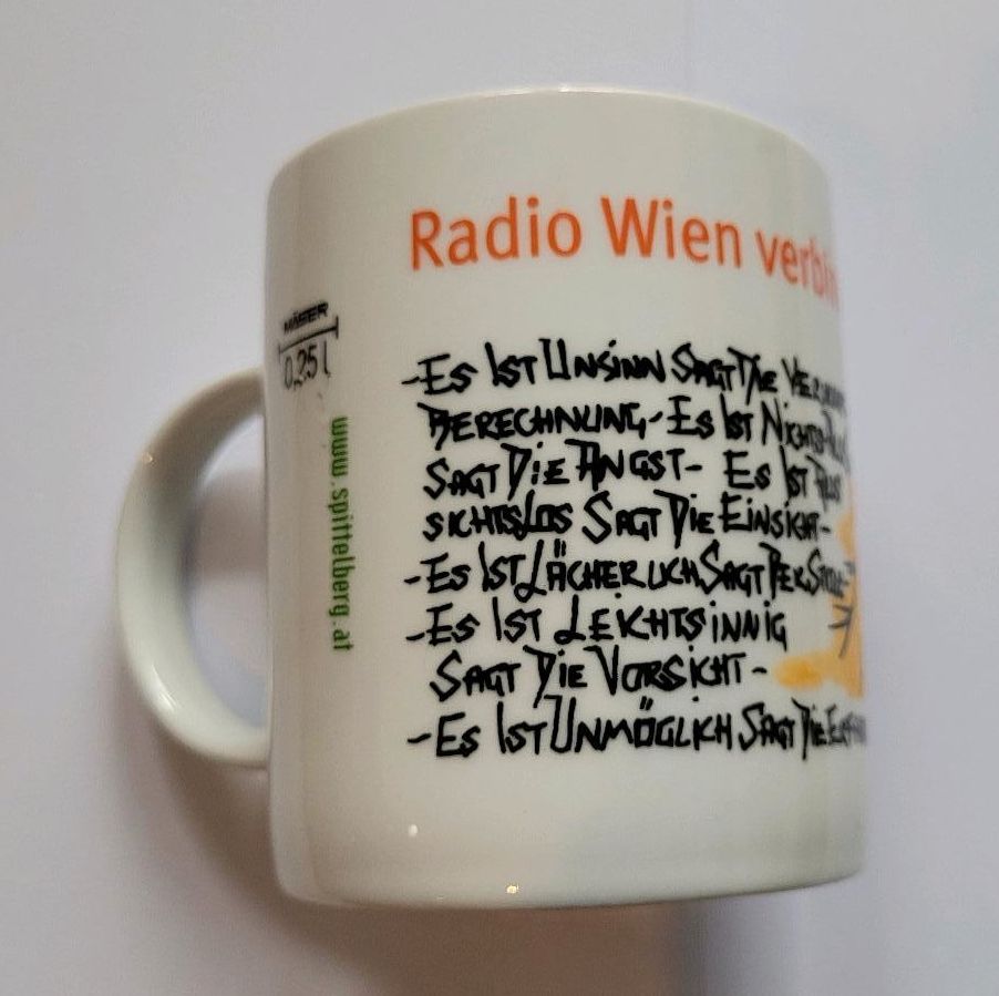 Radio Wien Kaffeebecher - Kaffeetasse in Weyhe