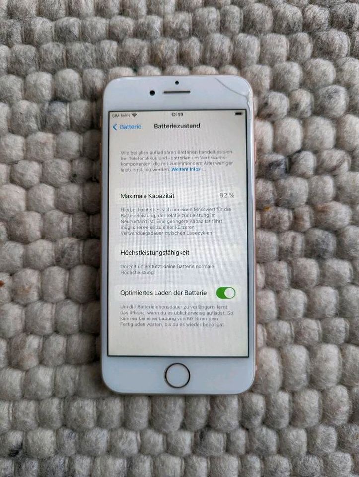 iPhone 8 -  64 GB - Gold - (92% Akkuleistung) in Köngen