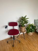 Comfortio Vintage retro sessel drehstuhl bürostuhl rot mit lehnen Köln - Nippes Vorschau