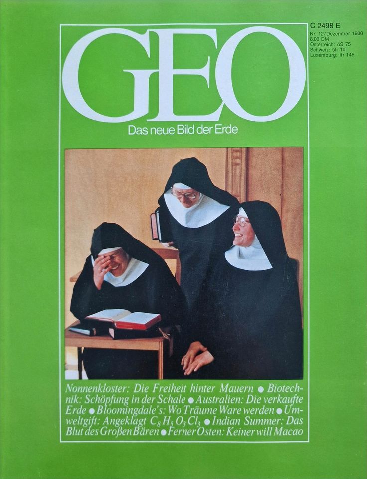 Magazin GEO komplettes Jahr 1980 /Hefte  / Bücher in Berlin