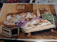 Fertiges Diamond painting Bild Familie im Bett Hamburg-Mitte - Hamburg Horn Vorschau