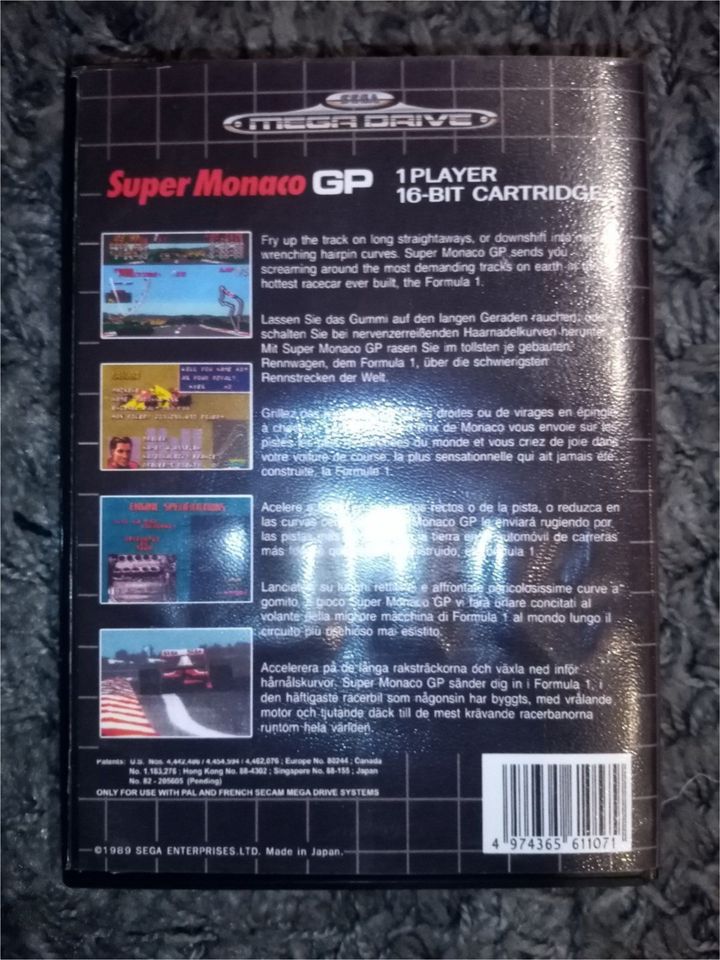 Sega Mega Drive Super Monaco GP in Aachen