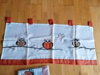 2x Gardine Schlaufen Motiv Eulen 88cmx45cm neu Sachsen-Anhalt - Loitsche-Heinrichsberg Vorschau