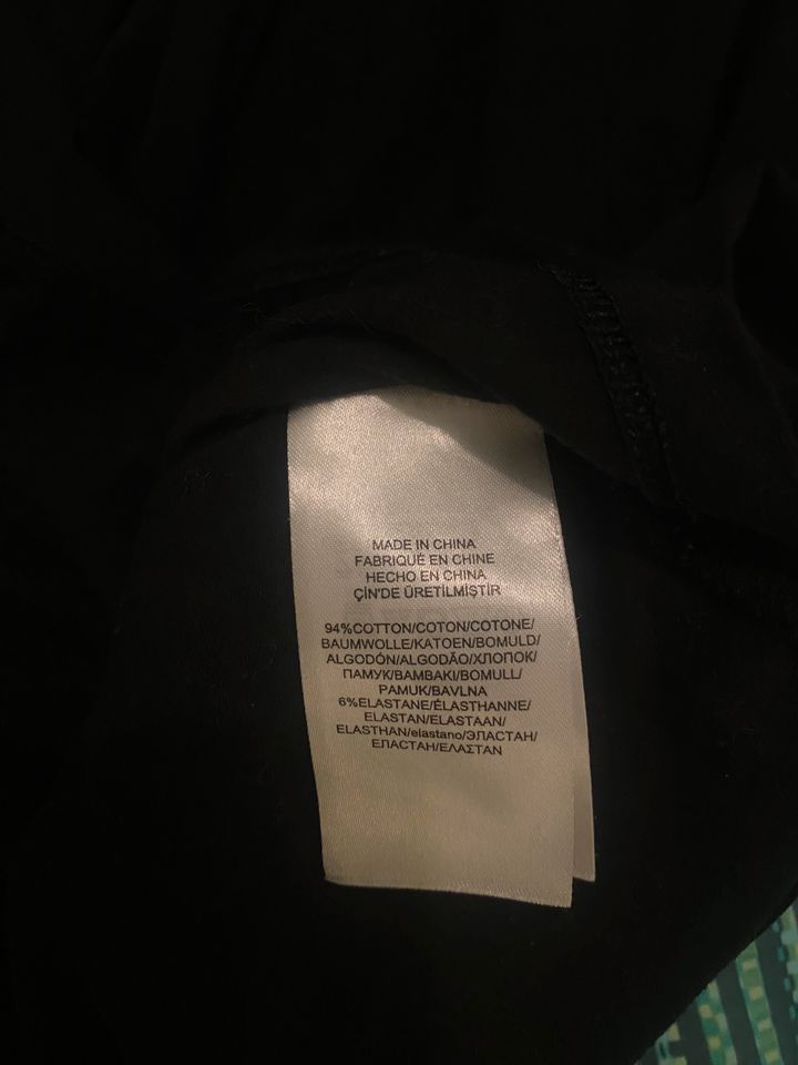 Ralph Lauren Shirt Bluse Langarm Schwarz Baumwolle Gr. XS in Oberschleißheim