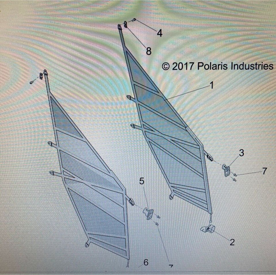 Polaris Ranger 1000 Netze paar nr. 2689580 Netz-Door MY19 in Denklingen