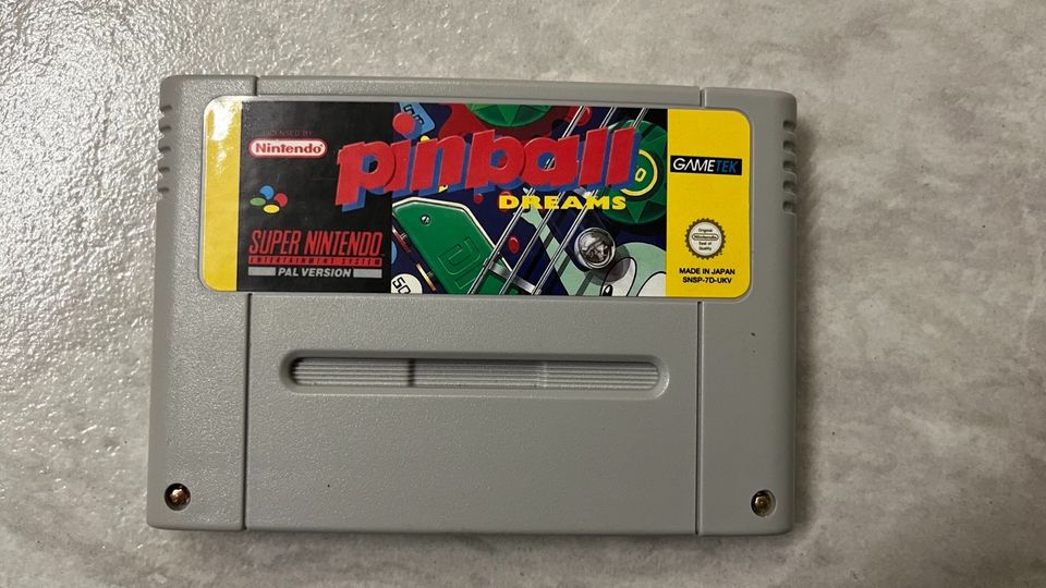 Pinball Dreams Super Nintendo SNES Spiel in Lohmar