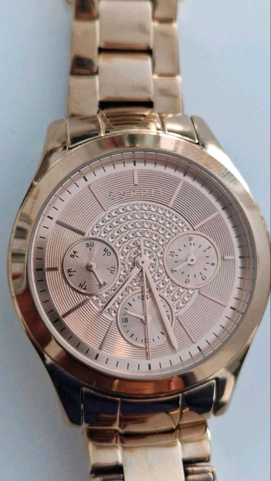 Armbanduhr Uhr analog DKNY Guess lce Watch Y2K silber rose gold in Krefeld