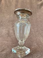 Alte Vase mit Silbermonteur Kristallvase Bleikristall Antik Berlin - Spandau Vorschau