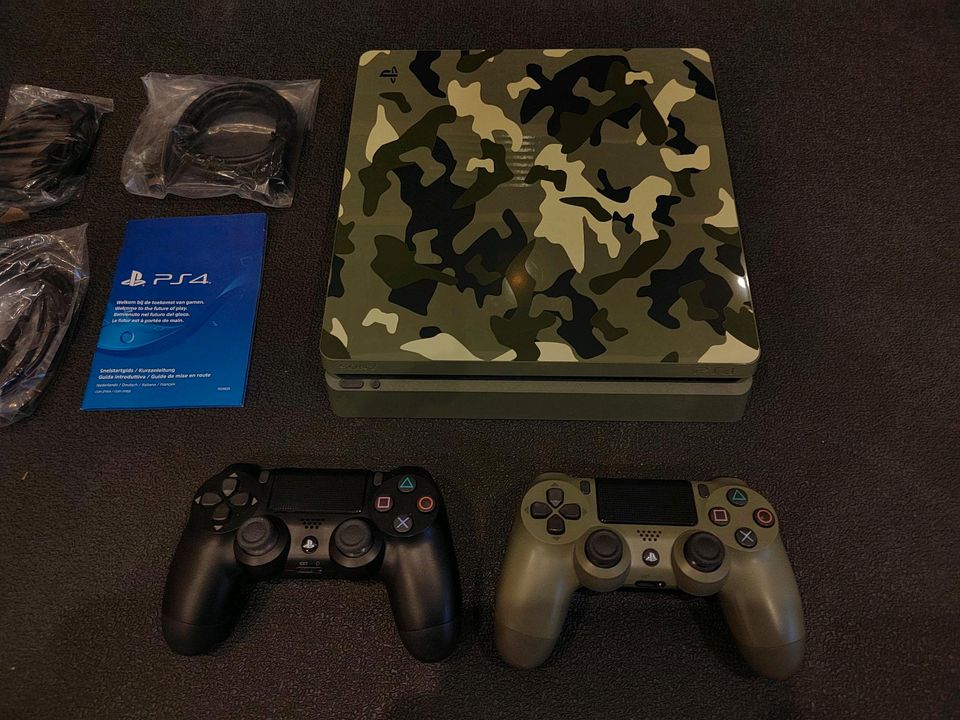 Playstation 4 slim, 1 TB, Special Edition Camouflage in Amberg