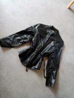 Kunstleder Jacke schwarz gr 36 lederimitat authentic style Bayern - Würzburg Vorschau