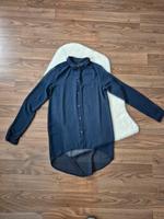 Ichi Transparente Longbluse Dunkelblau XS Niedersachsen - Holzminden Vorschau