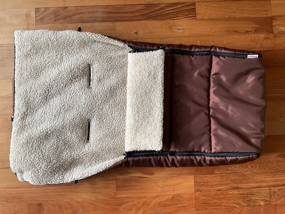 Warmer Fellsack für Kinderwagen von BabyLux in Maisach