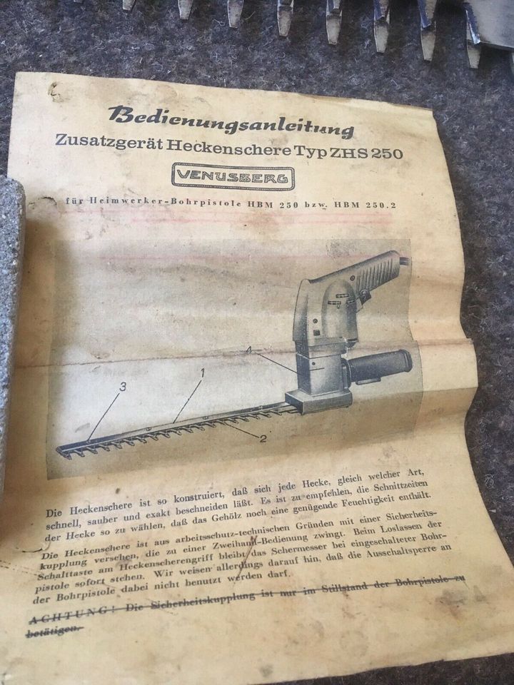 DDR Heckenschere ZHS250 Venusberg in Leipzig