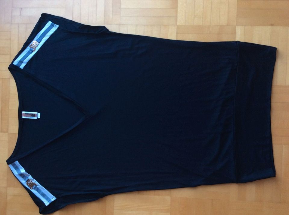 John Galliano Long Shirt schwarz Gr. S/ 36 - wie neu in Großrinderfeld