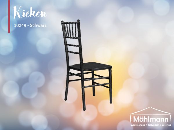 Chiavari Stuhl - Stapelstuhl - weiß, gold und schwarz - 6,00 € in Vechta